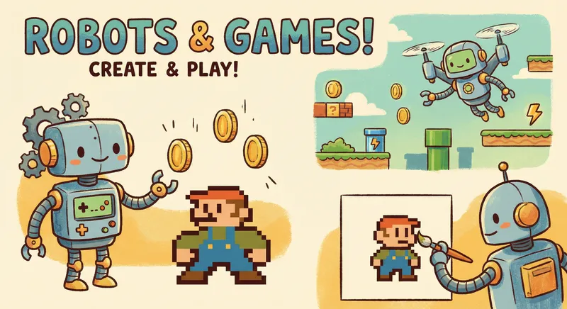 Robotics and game development for kids